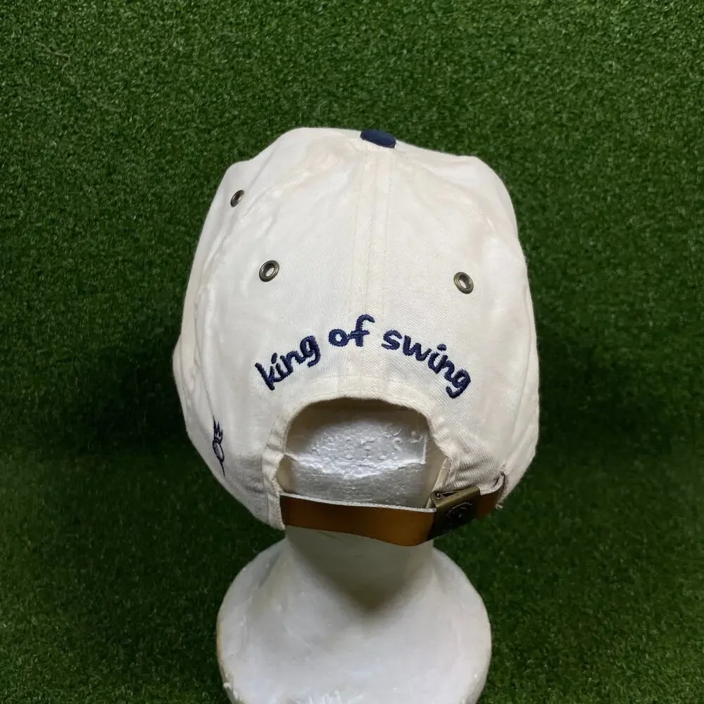 Vintage 1999 Warner Bros Studio Store Taz Golf Hat King of Swing Snapback Cap